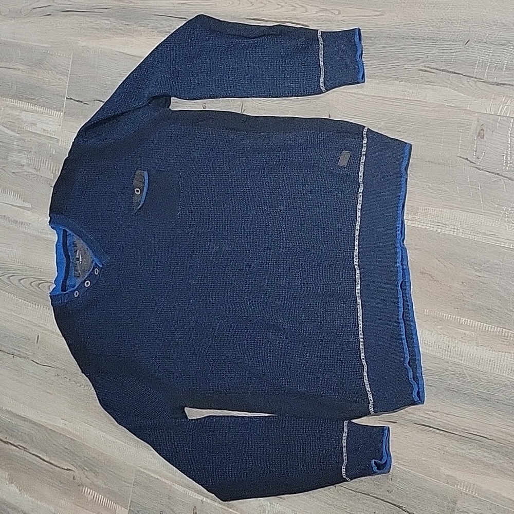 ⚫️Premium connection Men shirt color blue and black size xxl